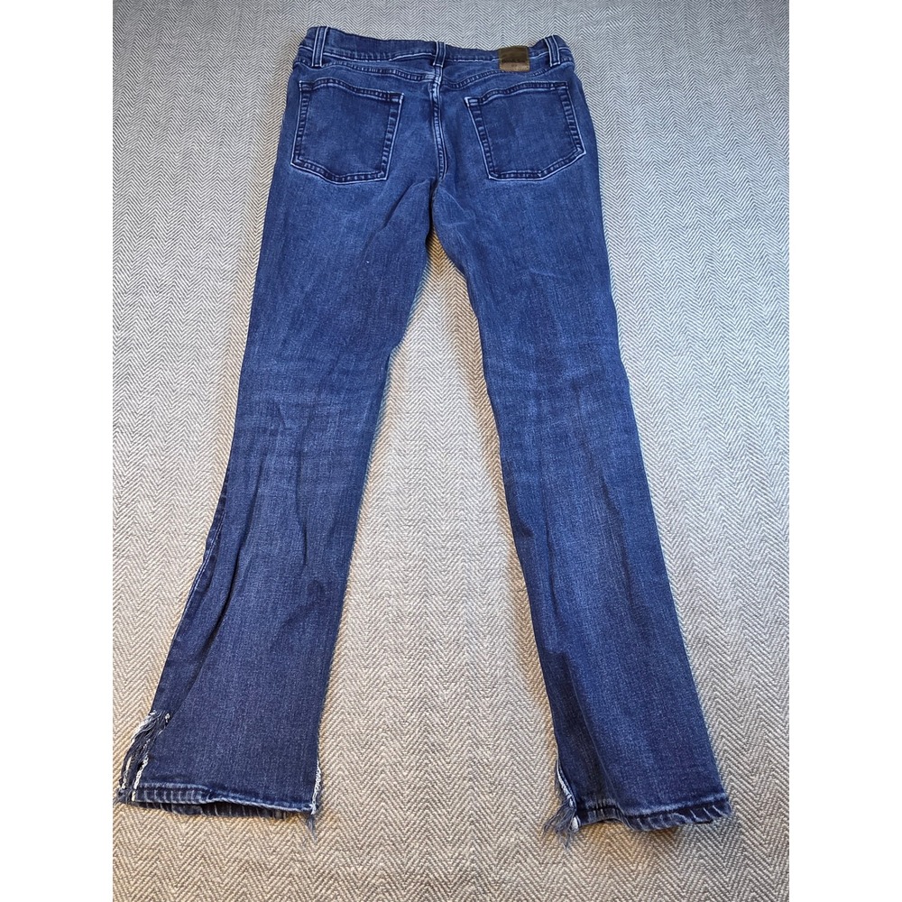 Goodfellow & Co Mens Slim Fit Distressed Hem Blue Jeans 32x30 Stretch Denim - Picture 12 of 12